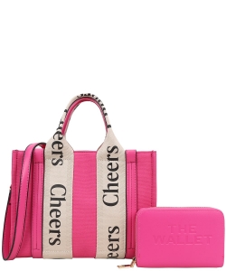 Cheers Shoulder Bag With Wallet Set BL-9127 ROSE